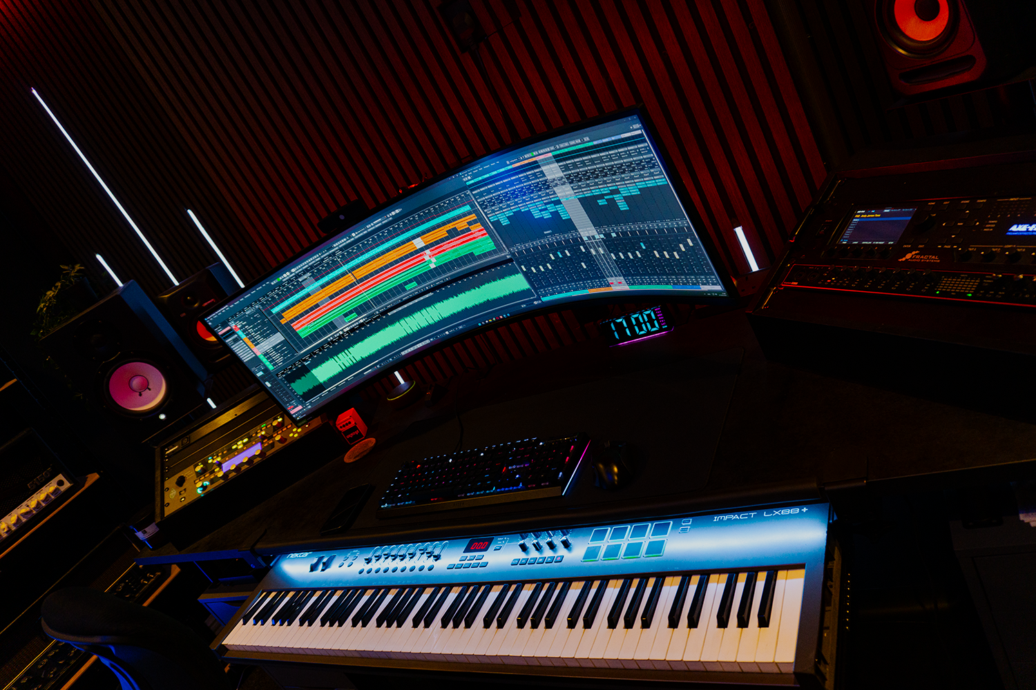 Hayden's desk setup